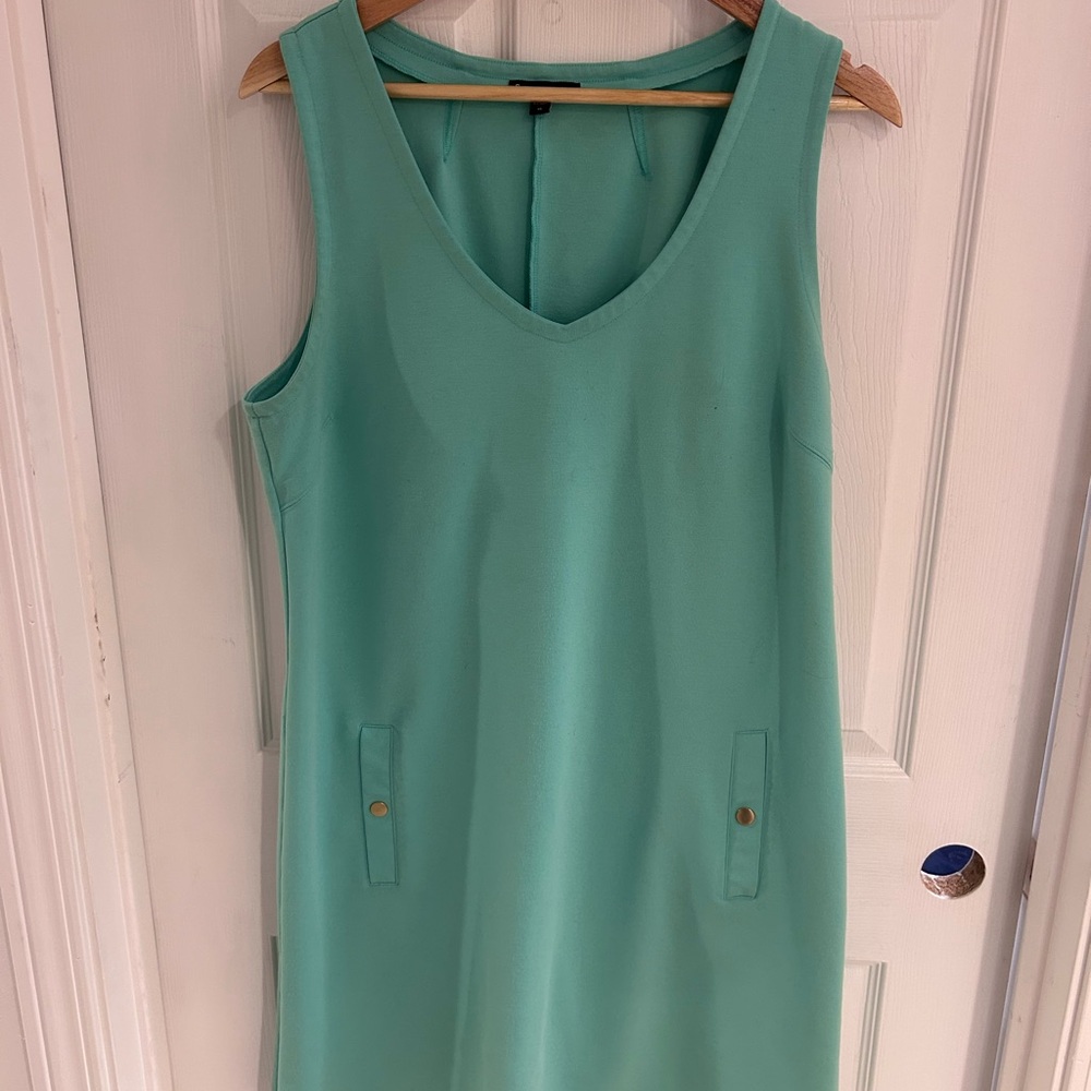 GAP Sleeveless Teal Midi Dress